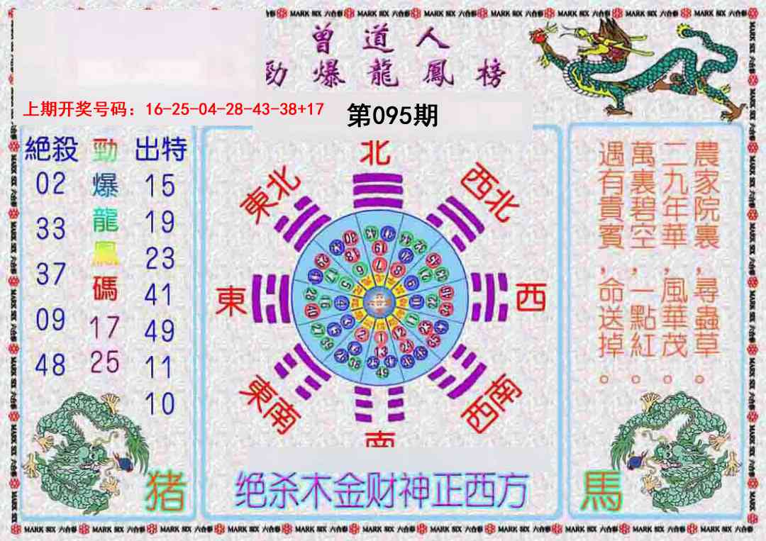 095期曾道人劲爆龙凤榜[图]